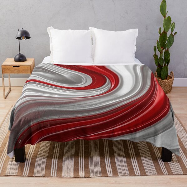 Item preview, Red and Silver Fluid Swirl designed and sold by Harmonic_Layers.
