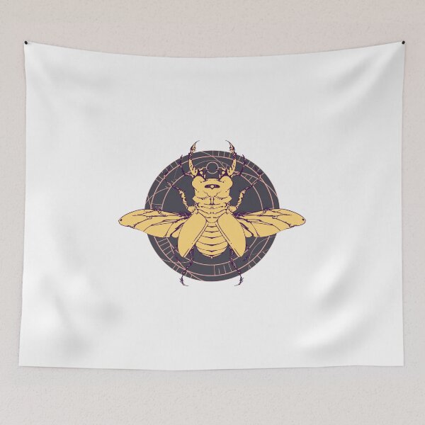 Item preview, Yellow  Stag Beetle Sigil designed and sold by beebsart.