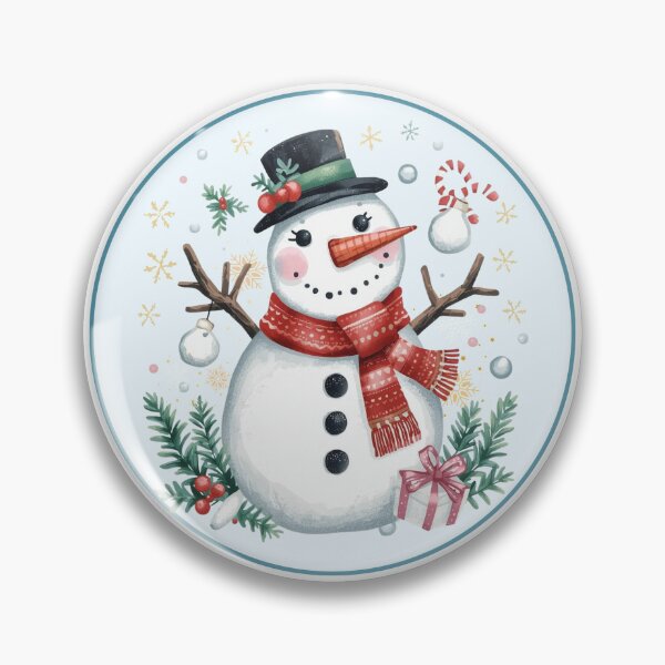 Item preview, Christmas Snowman Sticker Holidays Gift Holiday Magnets designed and sold by colorleafz.