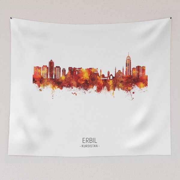 Item preview, Erbil Kurdistan Iraq Skyline designed and sold by ArtPrints.
