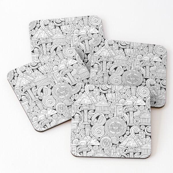 Item preview, Ancient Civilization Doodle Art designed and sold by ExploreAura Studio.