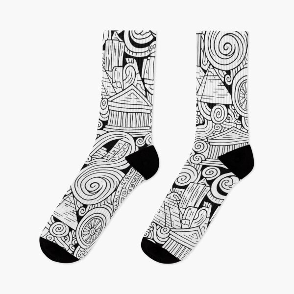 Item preview, Ancient Civilization Doodle Art designed and sold by ExploreAura Studio.