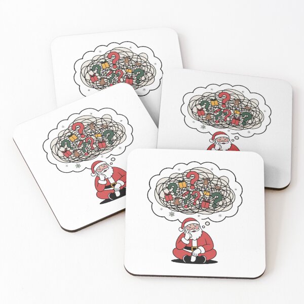 Item preview, Confused Santa Holiday Overthinking designed and sold by MonkiFlipp.