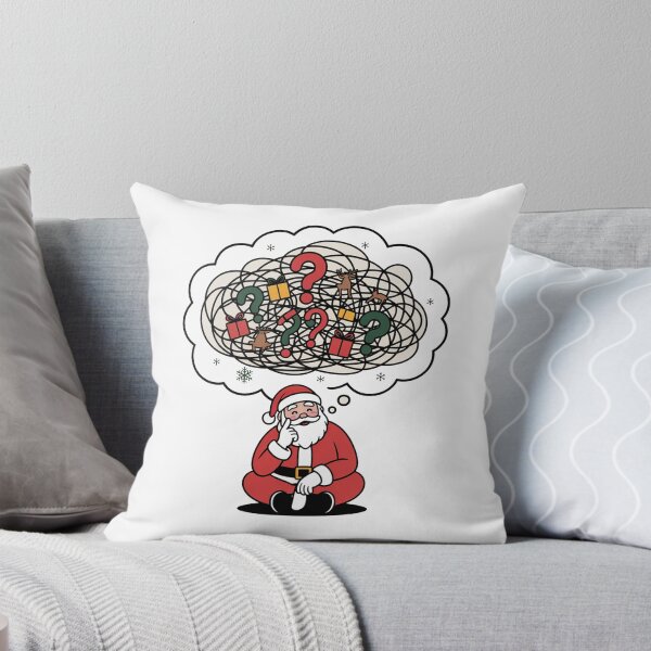 Item preview, Confused Santa Holiday Overthinking designed and sold by MonkiFlipp.