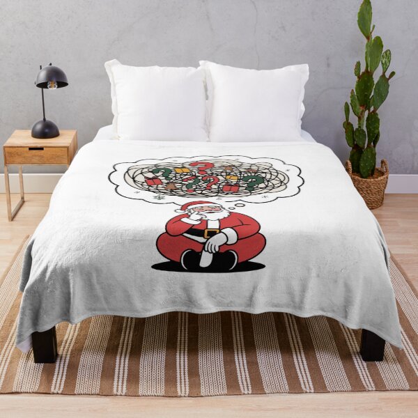 Item preview, Confused Santa Holiday Overthinking designed and sold by MonkiFlipp.