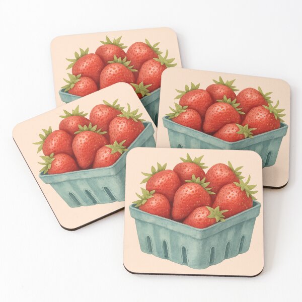 Item preview, Basket of Strawberries  designed and sold by KajalGulgulia.