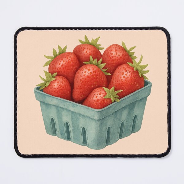 Item preview, Basket of Strawberries  designed and sold by KajalGulgulia.