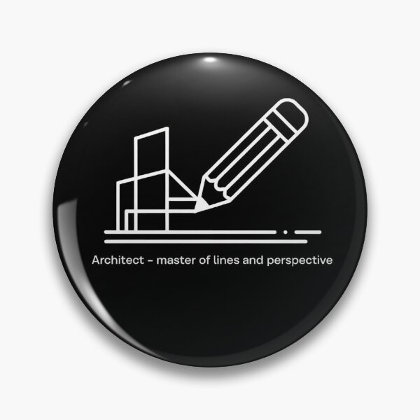 Item preview, Architect – Master of Lines and Perspective | Minimalist Line Art Design designed and sold by WikaKowalczyk.