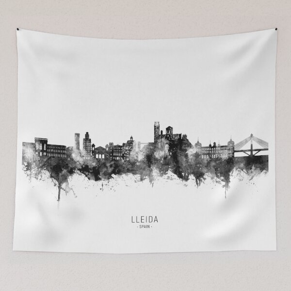 Item preview, Lleida Spain Skyline designed and sold by ArtPrints.