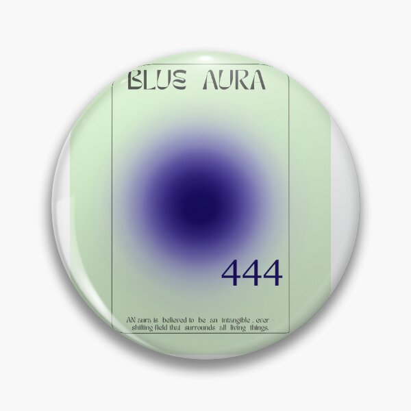 Item preview, Angel Number 444 Blue Aura designed and sold by TRENDVIBE CREATION.
