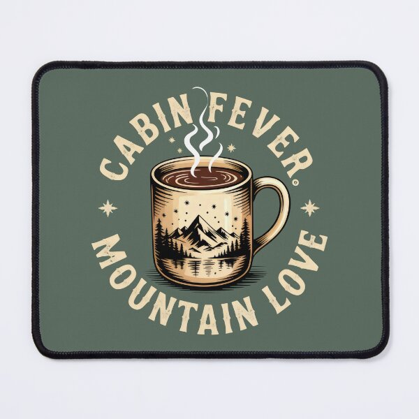 Item preview, Cabin Fever Mountain Love Coffee Mug Nature Design designed and sold by SplashTastic.