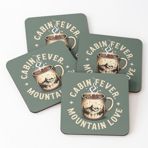 Item preview, Cabin Fever Mountain Love Coffee Mug Nature Design designed and sold by SplashTastic.