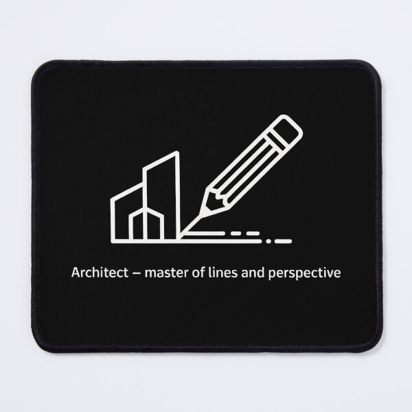 Item preview, Architect – Master of Lines and Perspective | Minimalist Line Art Design designed and sold by WikaKowalczyk.
