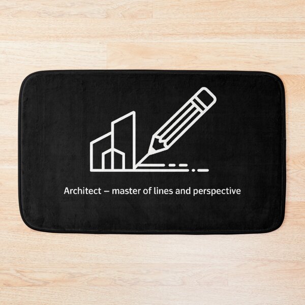Item preview, Architect – Master of Lines and Perspective | Minimalist Line Art Design designed and sold by WikaKowalczyk.