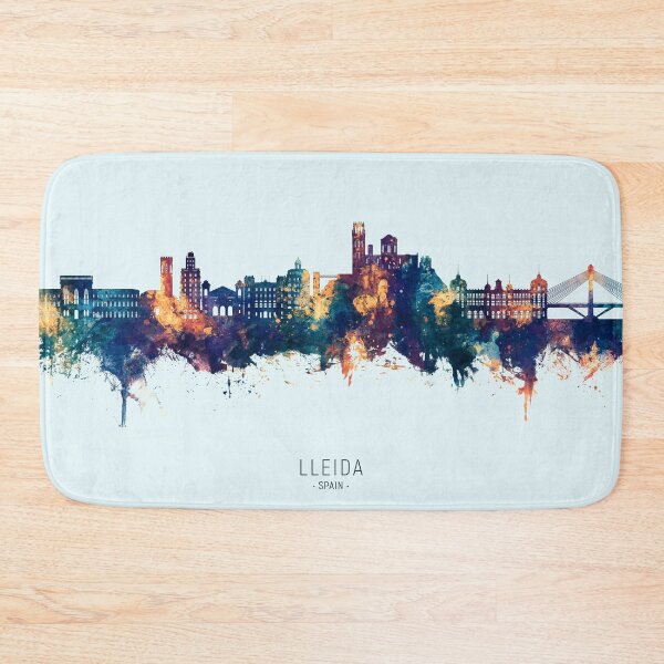 Item preview, Lleida Spain Skyline designed and sold by ArtPrints.
