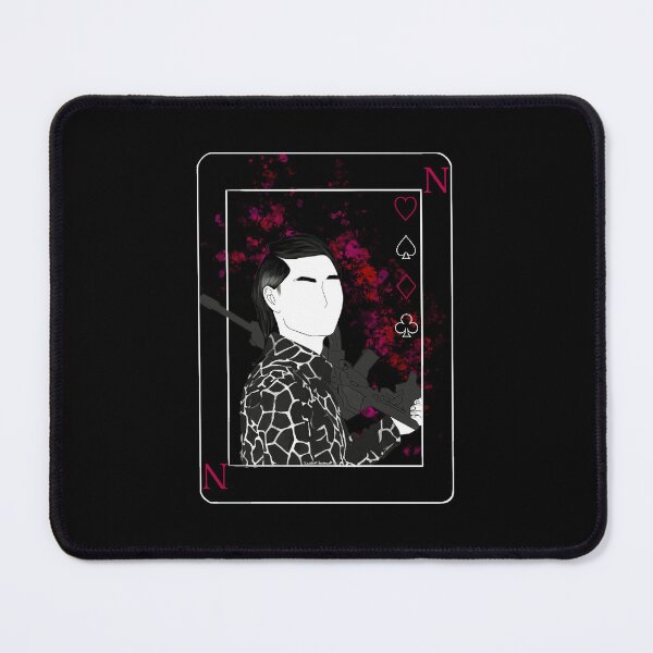 Item preview, Black and white Niragi playing card  designed and sold by Lemonshaaark.