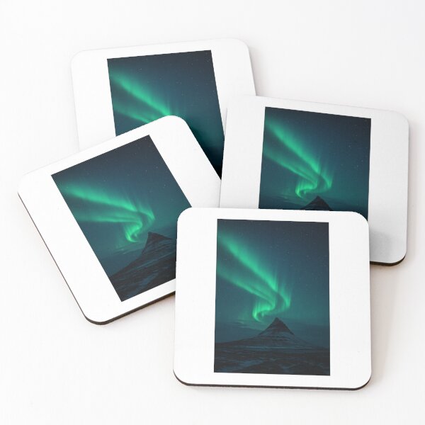 Item preview, Nordic lights- aurora over the Mountains  designed and sold by MysticAurora.