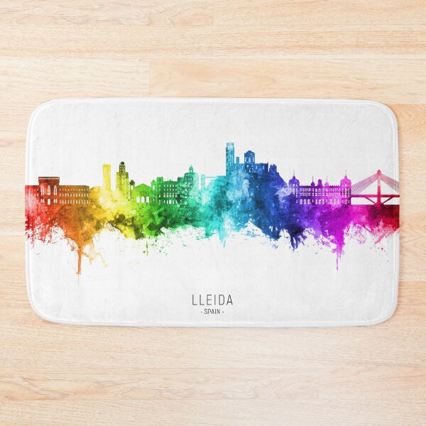 Item preview, Lleida Spain Skyline designed and sold by ArtPrints.