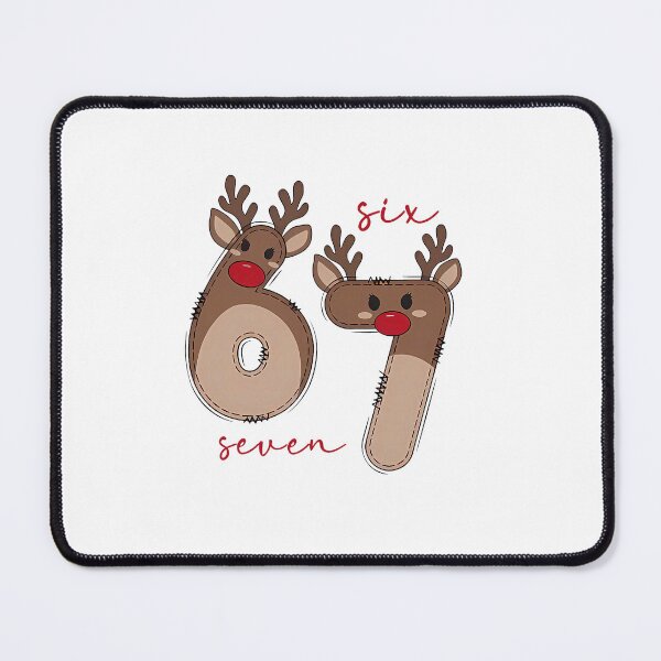 Item preview, Six Seven Reindeer Letters Scene With Cute Holiday designed and sold by torildorxop.