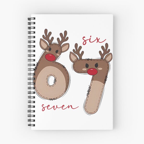 Item preview, Six Seven Reindeer Letters Scene With Cute Holiday  designed and sold by torildorxop.