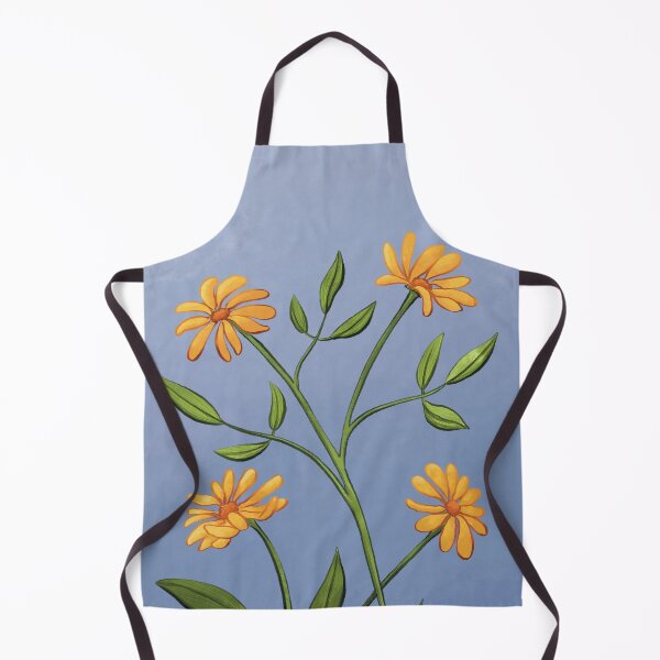 Aperçu de l'œuvre Illustration Florale Marguerites Jaunes créée et vendue par Mel-Mas-Stoband.
