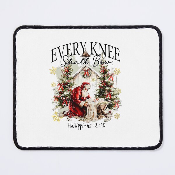 Item preview, Every Knee Shall Bow Christmas Scene With Peaceful Light designed and sold by torildorxop.