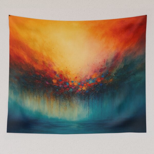Item preview, Radiant Convergence Abstract Fire and Mist designed and sold by Joey Santiago.