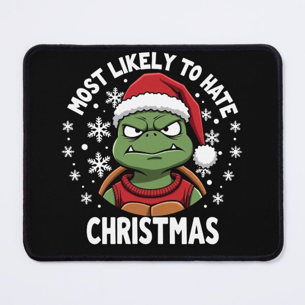 Item preview, Most Likely To Hate The Matching Christmas Turtle designed and sold by FrascatiStudio.