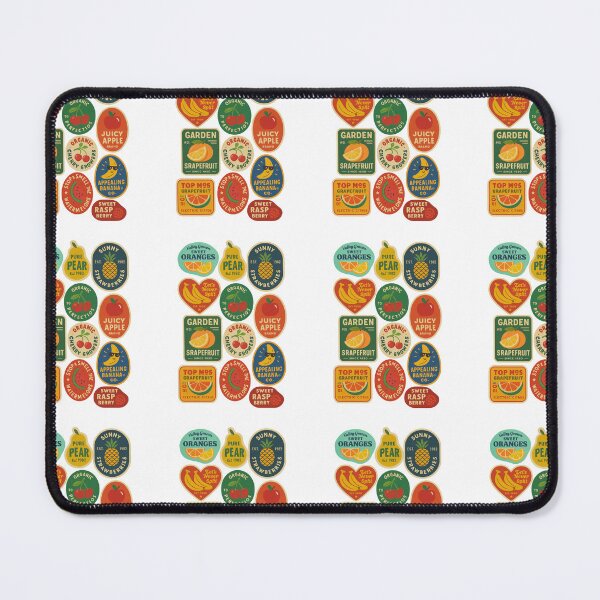 Item preview, Vintage Fruit Label Sticker Pack – Retro Produce Stickers designed and sold by FilipaAndrez.