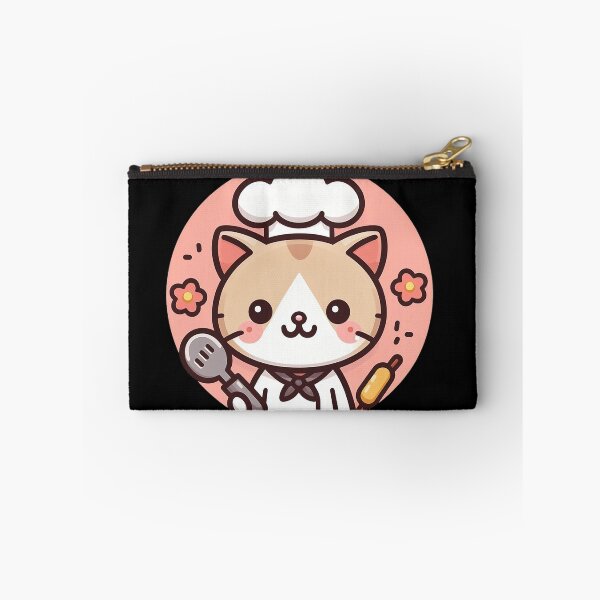 Item preview, Kawaii chef cat cooking and baking designed and sold by BigBlueArt.