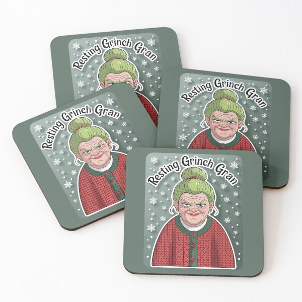 Item preview, Resting Grinch Gran • Grouchy Grandma Xmas designed and sold by Blok45.