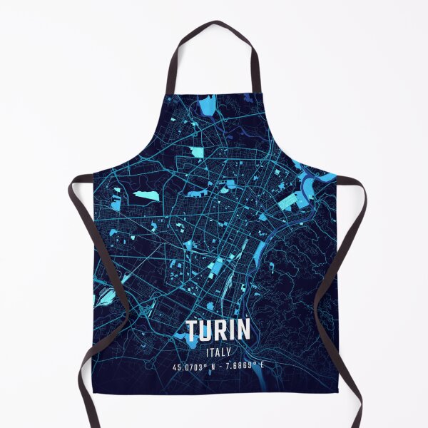 Item preview, Turin Midnight City Map designed and sold by HomeLivingCo.