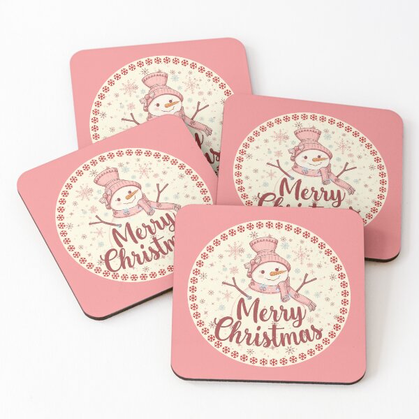 Item preview, Merry Christmas Sticker Snowman Red Snowflakes Magnet designed and sold by colorleafz.