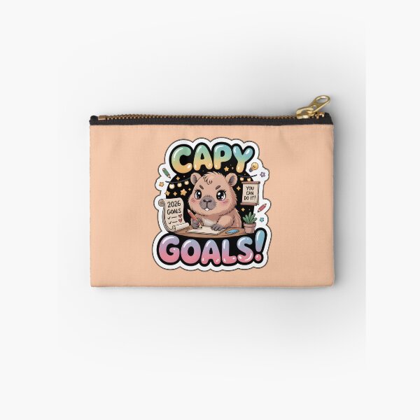 Item preview, Happy New Year Capybara Goals Checklist - New Year Resolution Sticker designed and sold by Nuist25.