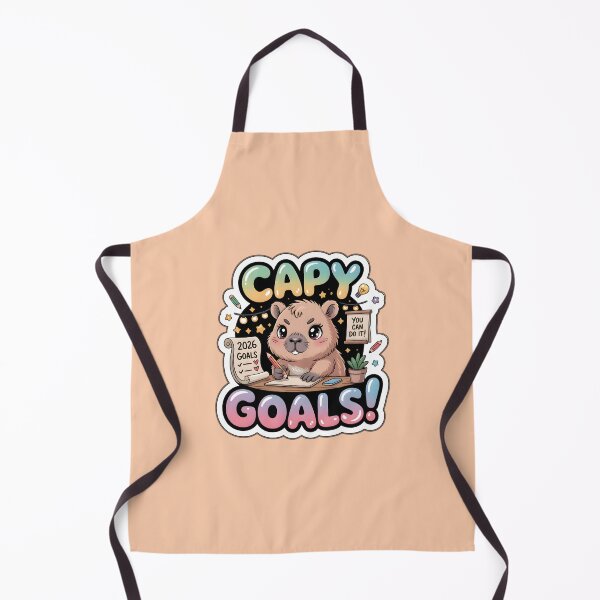 Item preview, Happy New Year Capybara Goals Checklist - New Year Resolution Sticker designed and sold by Nuist25.