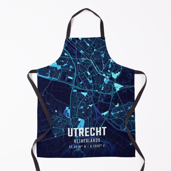 Item preview, Utrecht Midnight City Map designed and sold by HomeLivingCo.