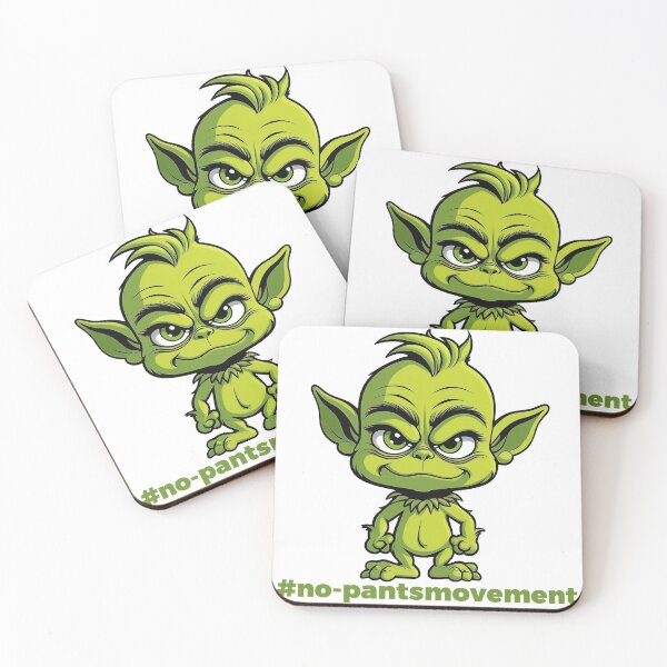 Item preview, No Pants Movement – Funny Green Creature Meme Design designed and sold by JaaGo PopLab.