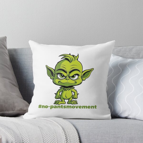 Item preview, No Pants Movement – Funny Green Creature Meme Design designed and sold by JaaGo PopLab.