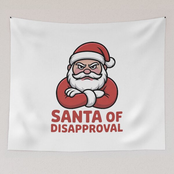 Item preview, Santa of Disapproval Funny Christmas designed and sold by MonkiFlipp.