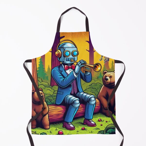 Item preview, Musician robot and cute bears designed and sold by Dogandesighn.