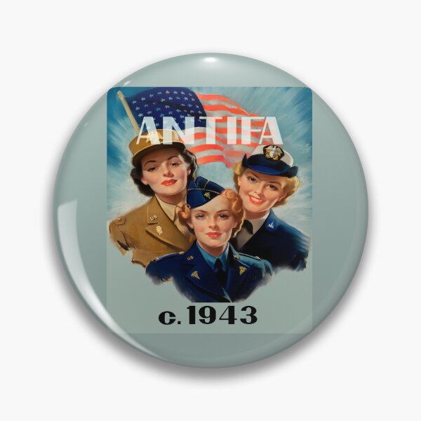 Item preview, Antifa c.1943 – WWII Women Against Fascism designed and sold by anunusualwoman.
