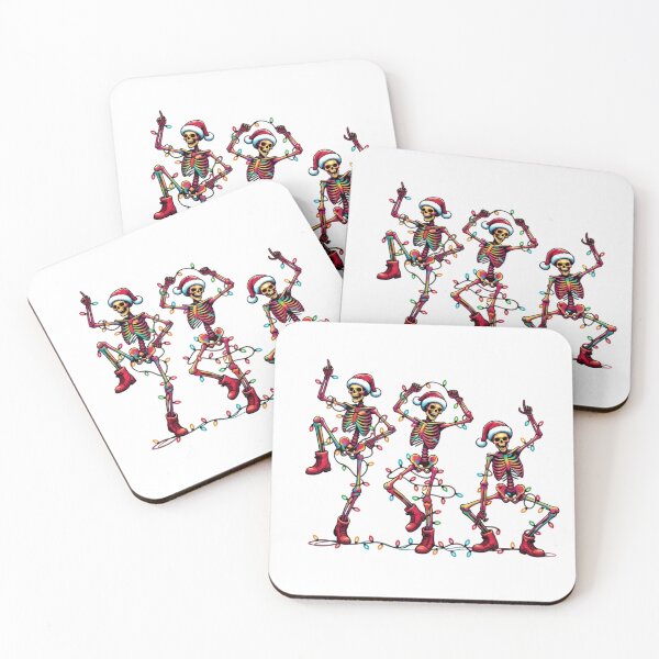 Item preview, Skeleton Christmas, Christmas Dancing Skeleton, Christmas, Christmas Lights, Merry Christmas designed and sold by DesignDenDo ⭐⭐⭐⭐⭐.