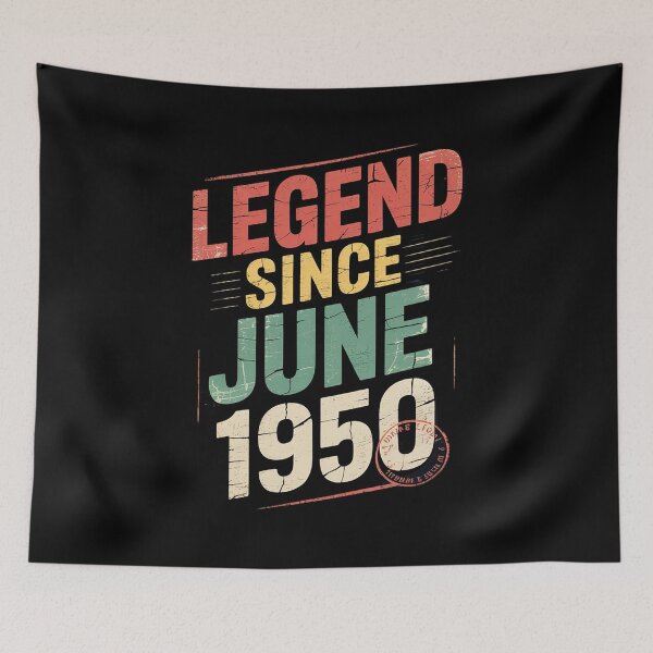Item preview, Legend Since June 1950 75th Birthday 75 Year Old  designed and sold by KonstanKoraner.