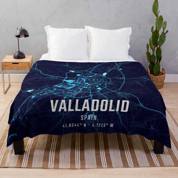 Item preview, Valladolid Midnight City Map designed and sold by HomeLivingCo.