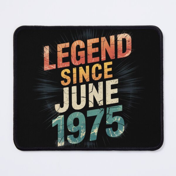 Item preview, Legend Since June 1975 50th Birthday 50 Year Old Men Women designed and sold by KonstanKoraner.