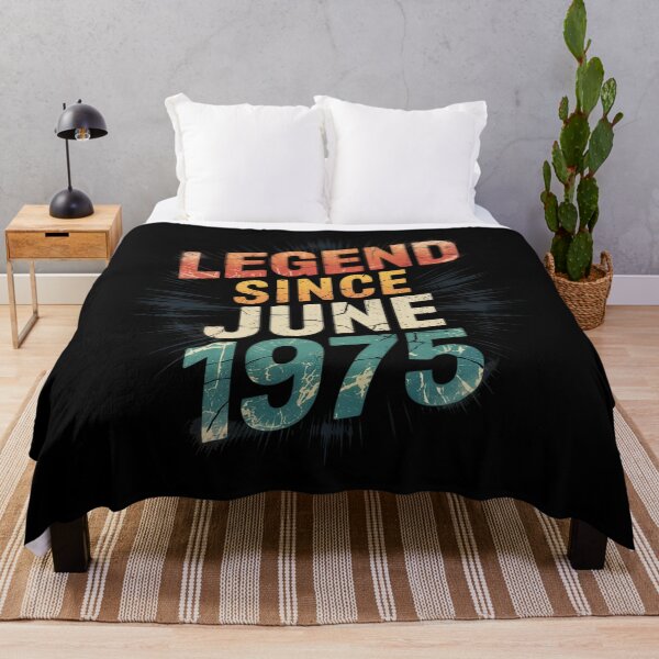 Item preview, Legend Since June 1975 50th Birthday 50 Year Old Men Women designed and sold by KonstanKoraner.