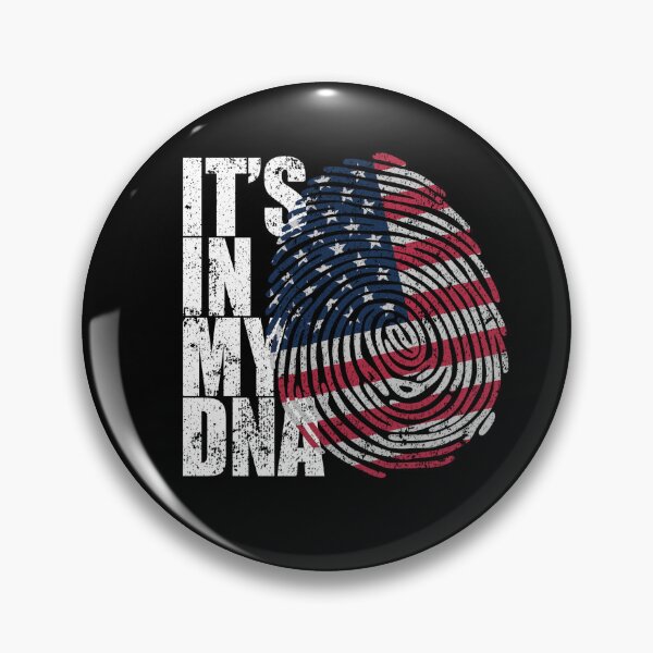Item preview, Its in my DNA USA flag fingerprint designed and sold by Petgifts ★★★★★.