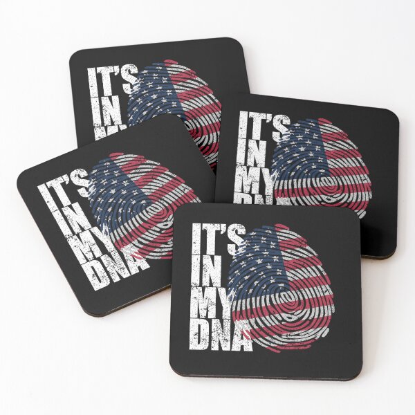 Item preview, Its in my DNA USA flag fingerprint designed and sold by Petgifts ★★★★★.