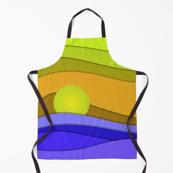Item preview, Vibrant Abstract Sunset Over Ocean Waves – Modern Colorful Art designed and sold by DeeLulu.