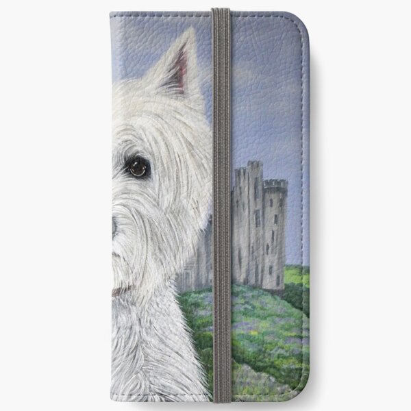 Westie in the Heather iPhone Wallet